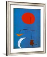Entwurf fur eine Tapisserie-Joan Miro-Framed Art Print