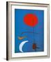 Entwurf fur eine Tapisserie-Joan Miro-Framed Art Print