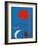 Entwurf fur eine Tapisserie-Joan Miro-Framed Art Print