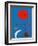 Entwurf fur eine Tapisserie-Joan Miro-Framed Art Print