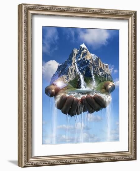 Environmental Care, Conceptual Image-SMETEK-Framed Photographic Print