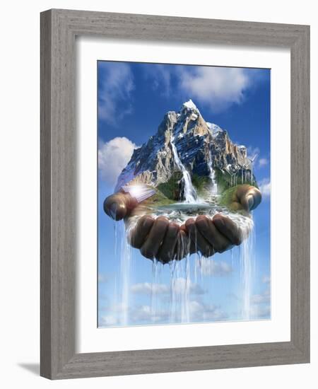 Environmental Care, Conceptual Image-SMETEK-Framed Photographic Print