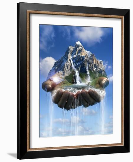 Environmental Care, Conceptual Image-SMETEK-Framed Photographic Print