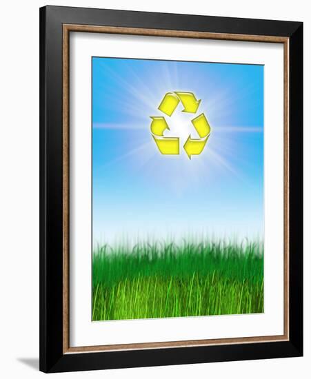 Environmental Recycling, Conceptual Image-Victor Habbick-Framed Photographic Print