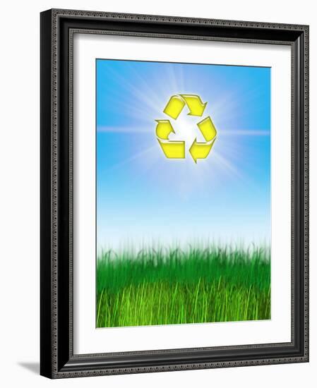 Environmental Recycling, Conceptual Image-Victor Habbick-Framed Photographic Print