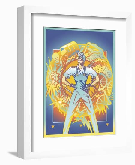 Environmental Rosie-David Chestnutt-Framed Giclee Print