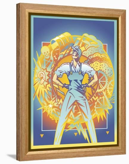 Environmental Rosie-David Chestnutt-Framed Premier Image Canvas