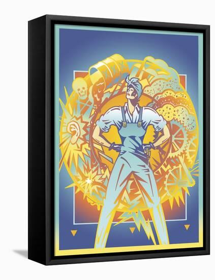 Environmental Rosie-David Chestnutt-Framed Premier Image Canvas