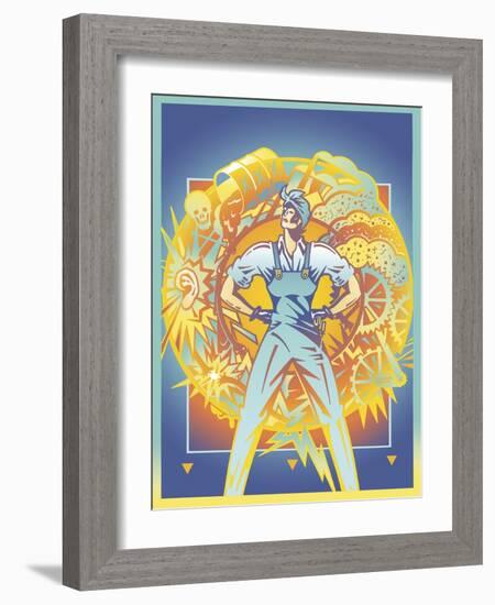 Environmental Rosie-David Chestnutt-Framed Giclee Print