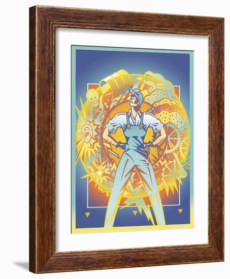 Environmental Rosie-David Chestnutt-Framed Giclee Print