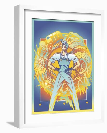 Environmental Rosie-David Chestnutt-Framed Giclee Print