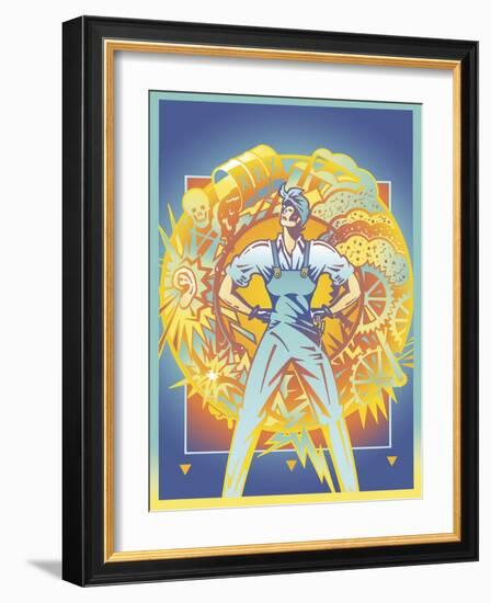 Environmental Rosie-David Chestnutt-Framed Giclee Print