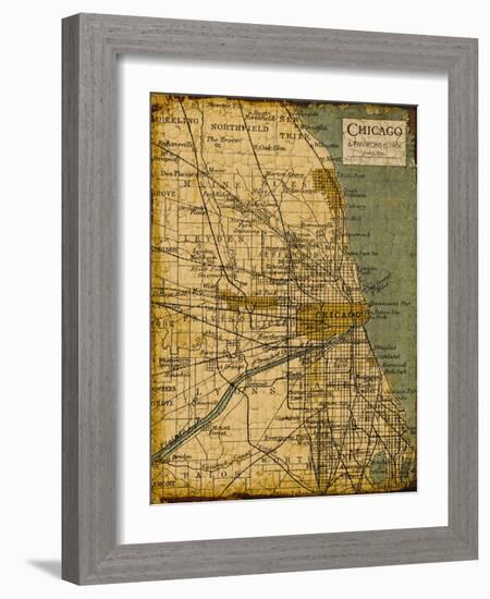 Environs Chicago-Carole Stevens-Framed Art Print