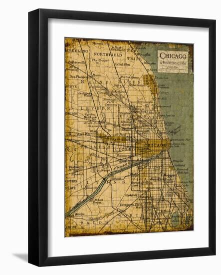 Environs Chicago-Carole Stevens-Framed Art Print