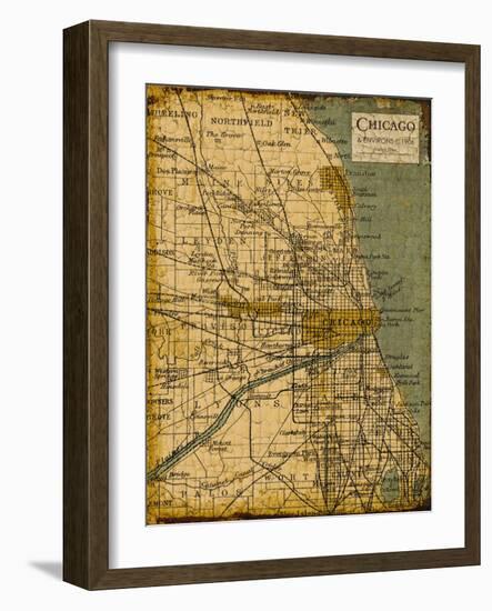 Environs Chicago-Carole Stevens-Framed Art Print