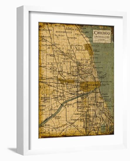 Environs Chicago-Carole Stevens-Framed Art Print