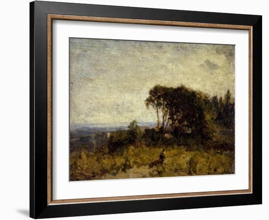 Environs de Barbizon-Félix Ziem-Framed Giclee Print