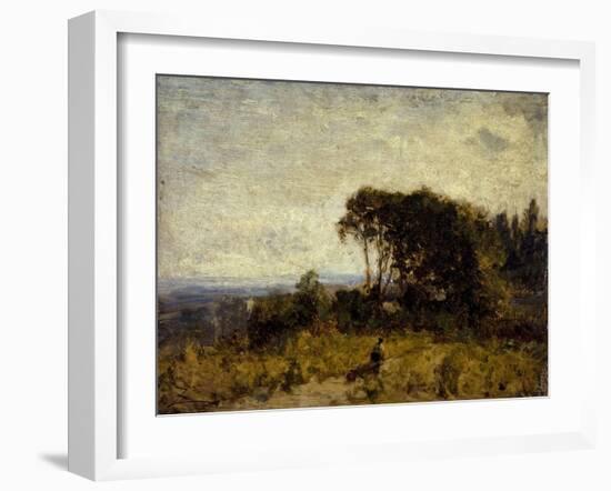 Environs de Barbizon-Félix Ziem-Framed Giclee Print