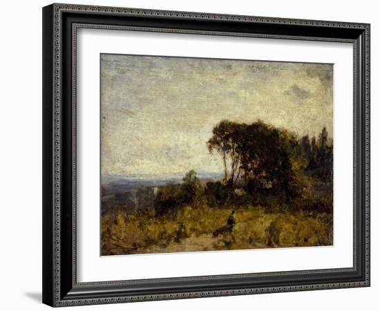 Environs de Barbizon-Félix Ziem-Framed Giclee Print