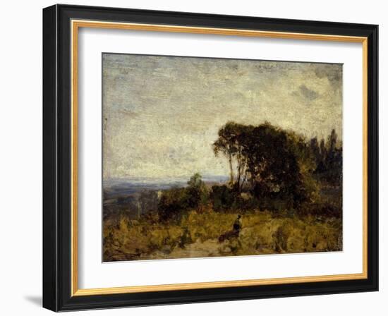 Environs de Barbizon-Félix Ziem-Framed Giclee Print