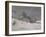 Environs de Honfleur, neige-Claude Monet-Framed Giclee Print