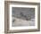 Environs de Honfleur, neige-Claude Monet-Framed Premium Giclee Print