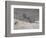 Environs de Honfleur, neige-Claude Monet-Framed Giclee Print