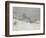 Environs de Honfleur, neige-Claude Monet-Framed Giclee Print