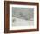 Environs de Honfleur, neige-Claude Monet-Framed Giclee Print