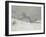 Environs de Honfleur, neige-Claude Monet-Framed Giclee Print