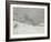 Environs de Honfleur, neige-Claude Monet-Framed Giclee Print