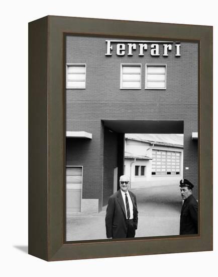 Enzo Ferrari, (1960S)-null-Framed Premier Image Canvas