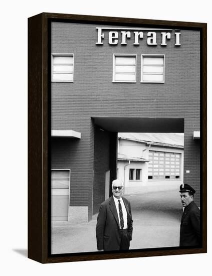 Enzo Ferrari, (1960S)-null-Framed Premier Image Canvas