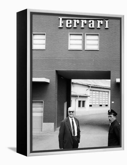 Enzo Ferrari, (1960S)-null-Framed Premier Image Canvas