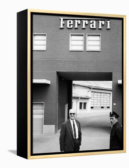 Enzo Ferrari, (1960S)-null-Framed Premier Image Canvas