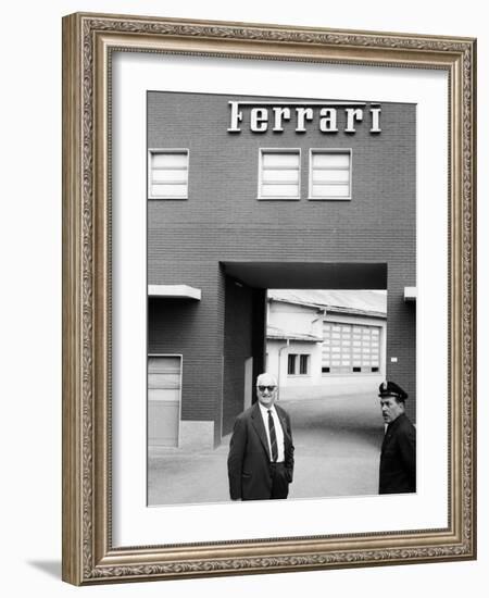 Enzo Ferrari, (1960S)-null-Framed Premium Photographic Print