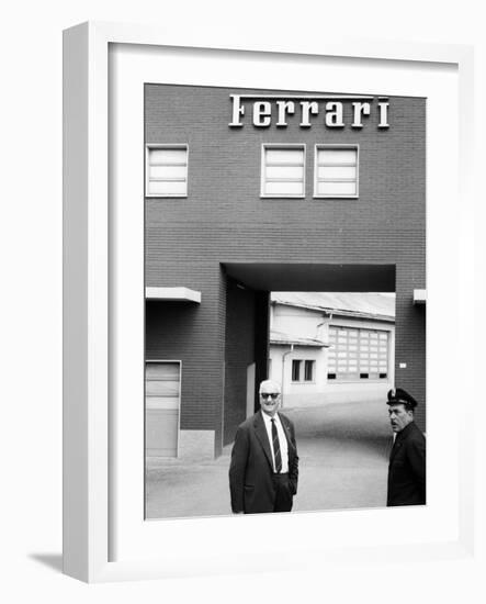 Enzo Ferrari, (1960S)-null-Framed Photographic Print