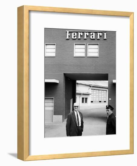 Enzo Ferrari, (1960S)-null-Framed Photographic Print