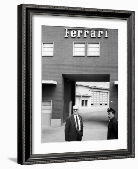 Enzo Ferrari, (1960S)-null-Framed Photographic Print