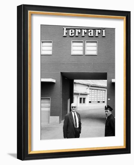 Enzo Ferrari, (1960S)-null-Framed Photographic Print