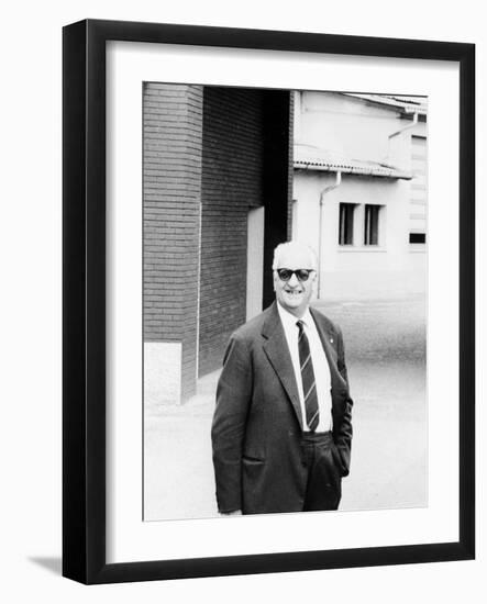 Enzo Ferrari, (1960S)-null-Framed Photographic Print