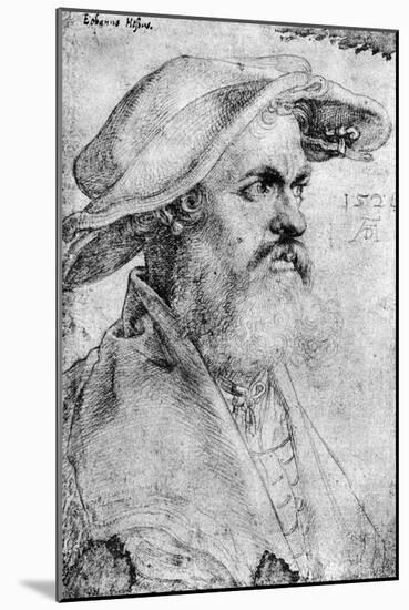 Eobanus Hesse, 1526-Albrecht Durer-Mounted Giclee Print