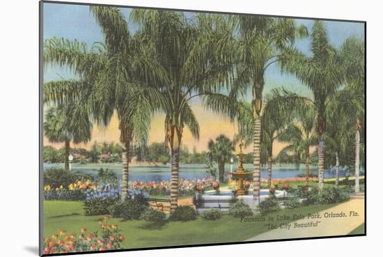 Eola Park, Orlando, Florida-null-Mounted Art Print