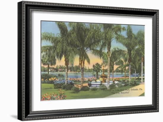 Eola Park, Orlando, Florida-null-Framed Art Print