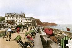 East Cliff Promenade, Teignmouth, Devon, Early 20th Century-EP Bucknall-Giclee Print