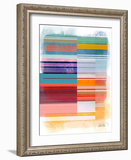 Ephemeral Linear-Ishita Banerjee-Framed Art Print