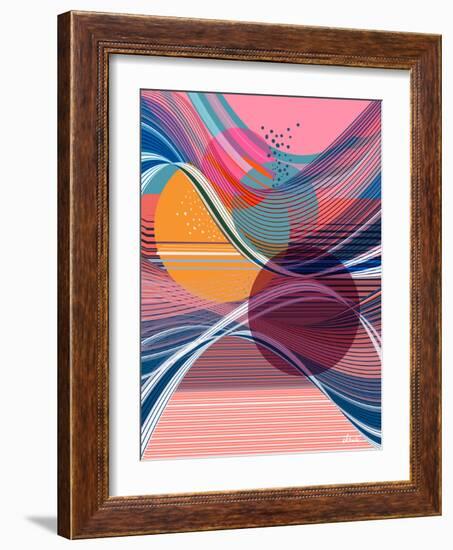 Ephemeral Waves-Ishita Banerjee-Framed Art Print