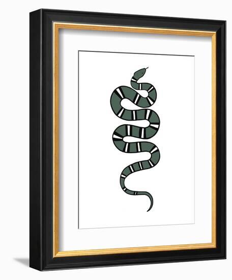 Epidaurus Snake V-Emma Scarvey-Framed Art Print