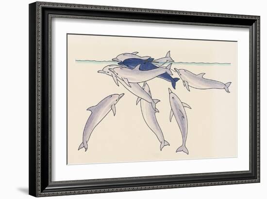 Epimeletic (Care-Soliciting) Behavior in Dolphins, Delphinidae-null-Framed Giclee Print