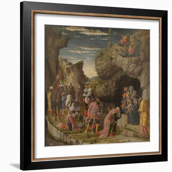 Epiphany (Trittico Degli Uffizi (Uffizi Tryptic), Central Panel), Ca 1463-1464-Andrea Mantegna-Framed Giclee Print